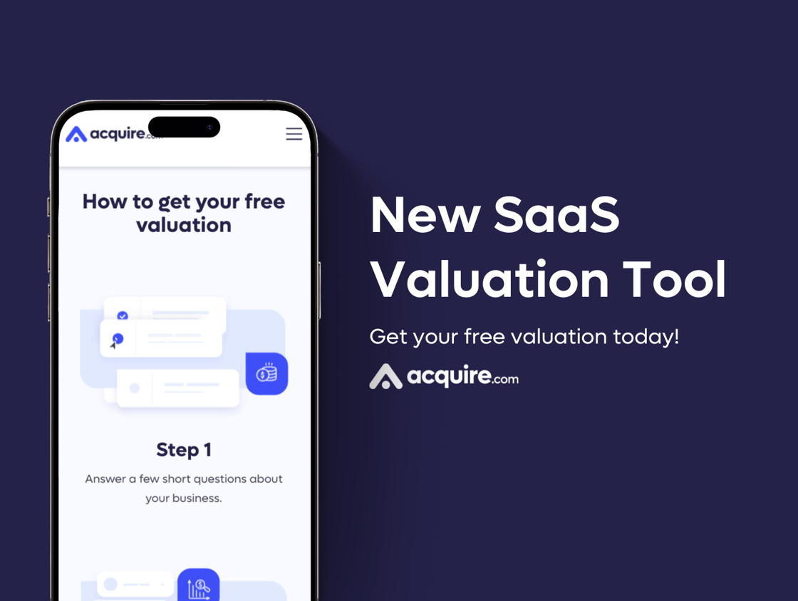 New SaaS Valuation Tool by Acquire.com